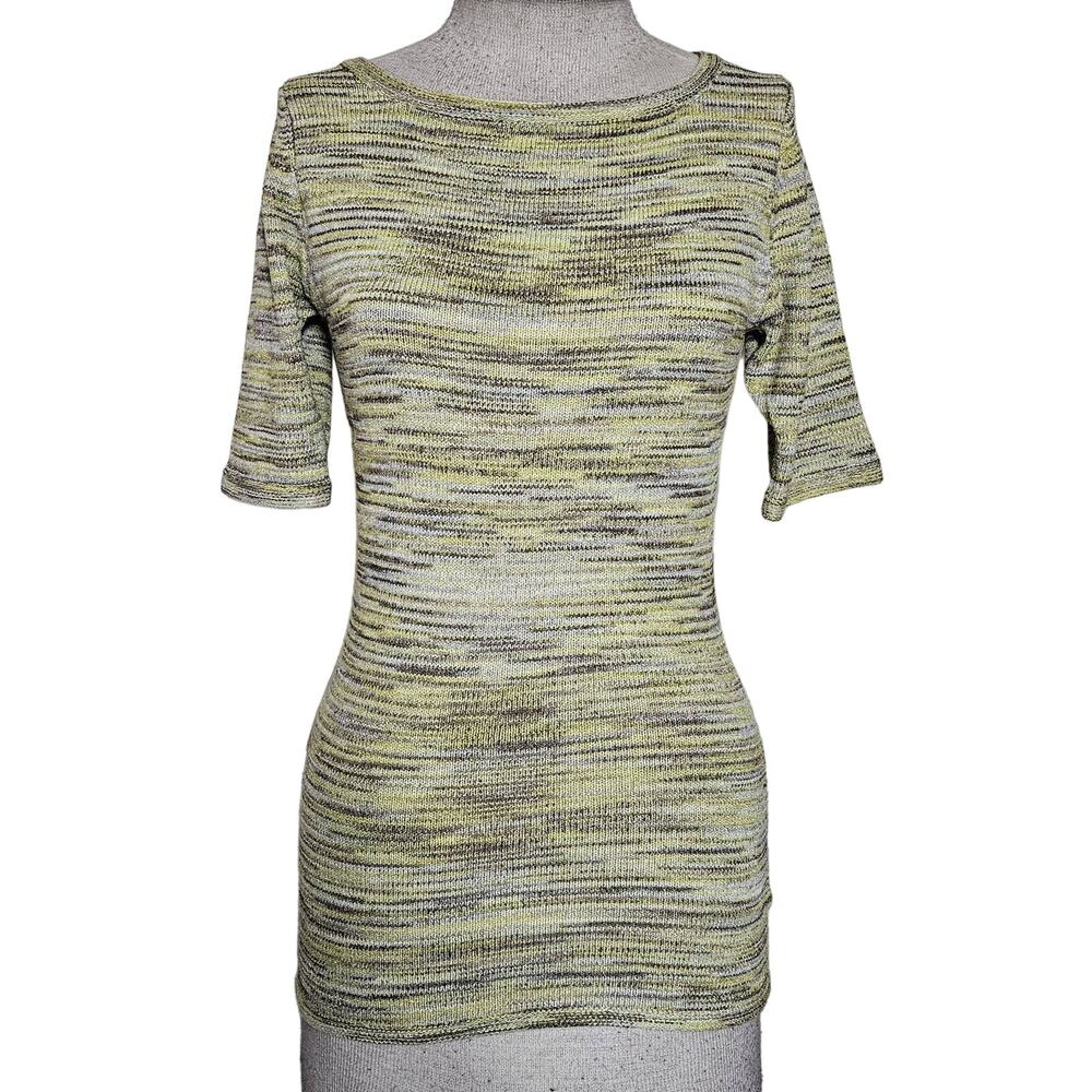 BCBGMAXAZRIA Short Sleeve Sweater Size XS